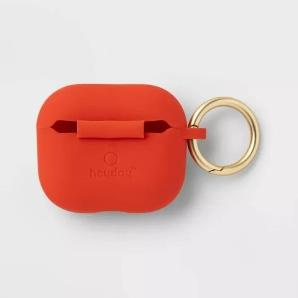 Apple AirPods 3rd Generation Silicone Case with Clip | Heyday | Red - Picture 8 of 8
